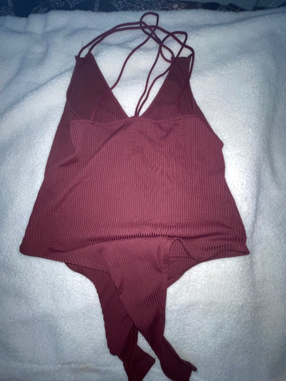 Burgundy Bodysuit
